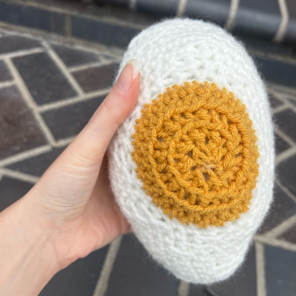 Hand Crocheted Carla the White Goose with Bonnet Stuffed Animal Plushie! - Picture 10 of 14